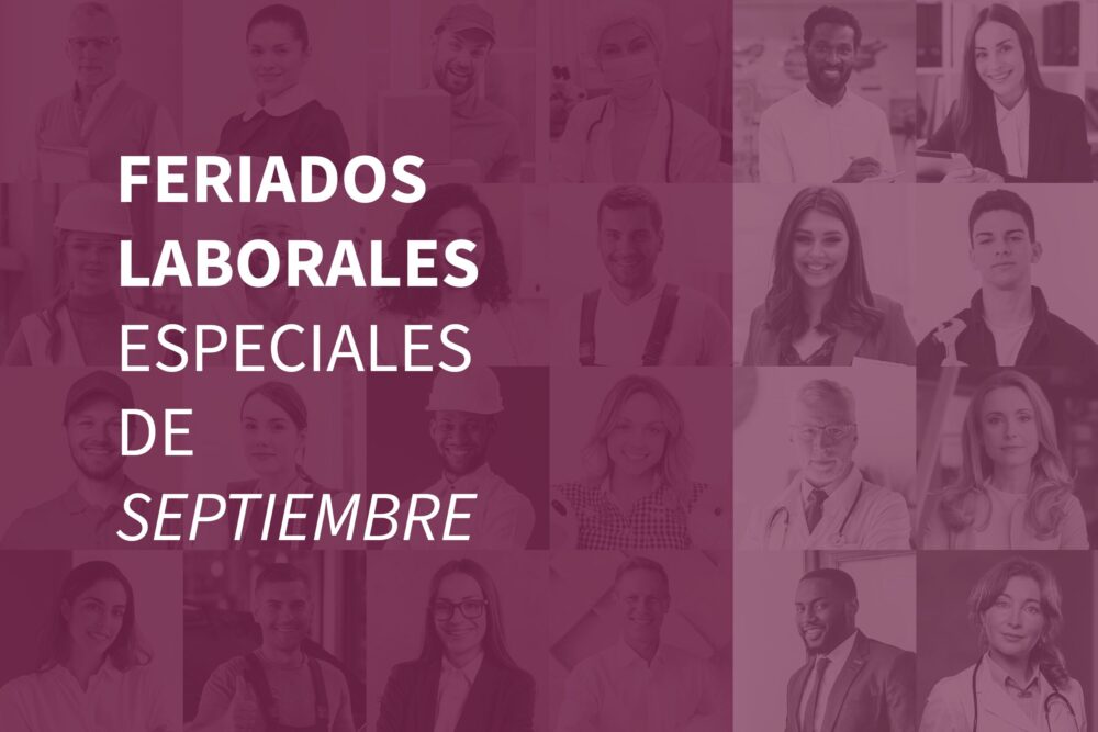 Feriados laborales especiales de Setiembre