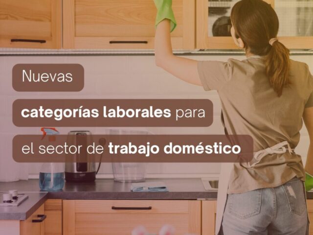 Nuevas categorías laborales para el sector de trabajo doméstico